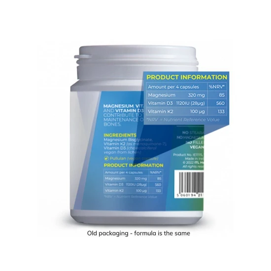 Mag365 PrizMAG Plus Magnesium With Vitamin D3 & K2 Capsules 90 Capsules