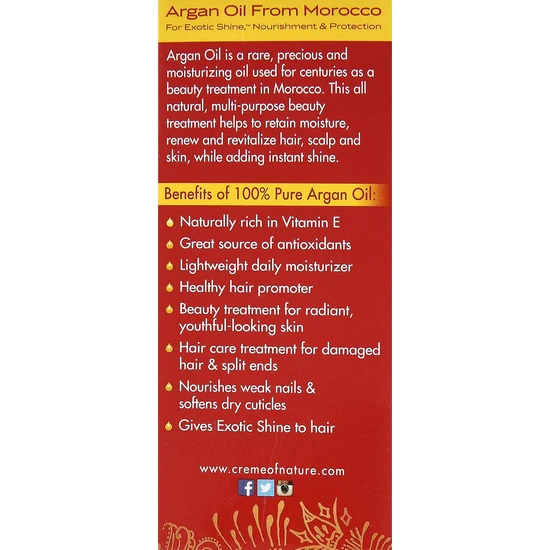 Creme Of Nature Argan Oil From Morocco Hair Gel 29ml