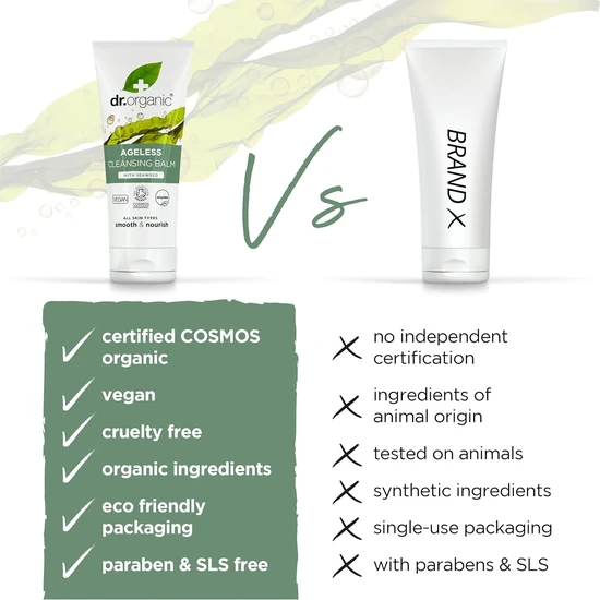 Dr. Organic Ageless Cleansing Balm With Seaweed 100ml