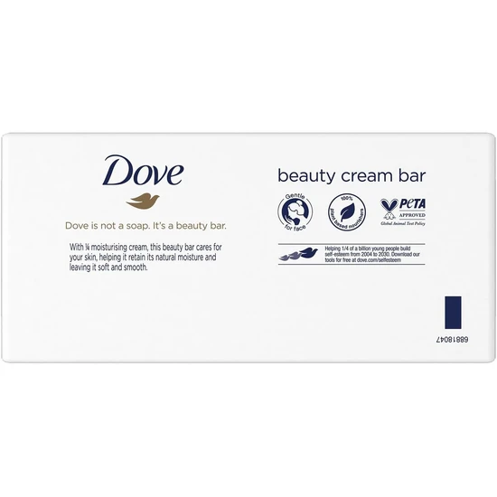 Dove Original Beauty Cream Bar 6x90g Bars