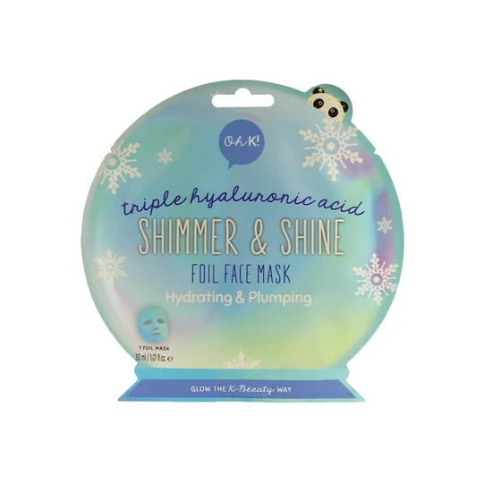 Oh k! Shimmer & Shine Triple Hyalunic Acid Foil Facemask