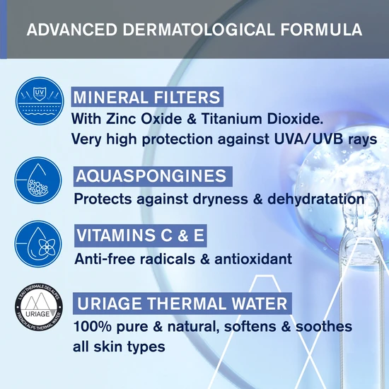 Uriage Baby 1st Mineral Cream SPF 50+ 50ml