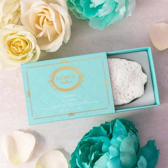 Spongelle Florica Collection Pedi Buffer Mystic Rose