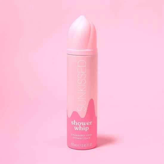 Sunkissed Shower Whip Strawberry Swirl Shower Foam 250ml