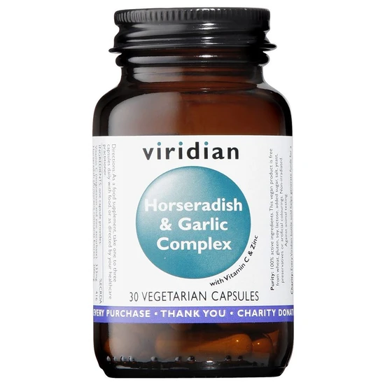 Viridian Horseradish & Garlic Complex Veg Caps 30 Capsules