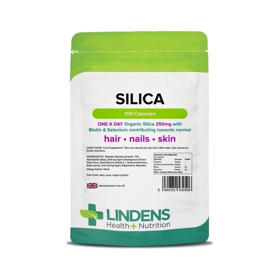 Lindens Silica For Hair & Nails 250mg Capsules 100 Capsules