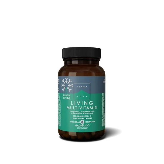 Terranova Green Child Living Multivitamin Vegicaps 50 Vegicaps