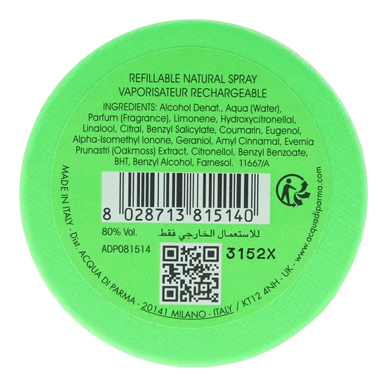 Acqua Di Parma Colonia By Samuel Ross Green Eau De Cologne 100ml