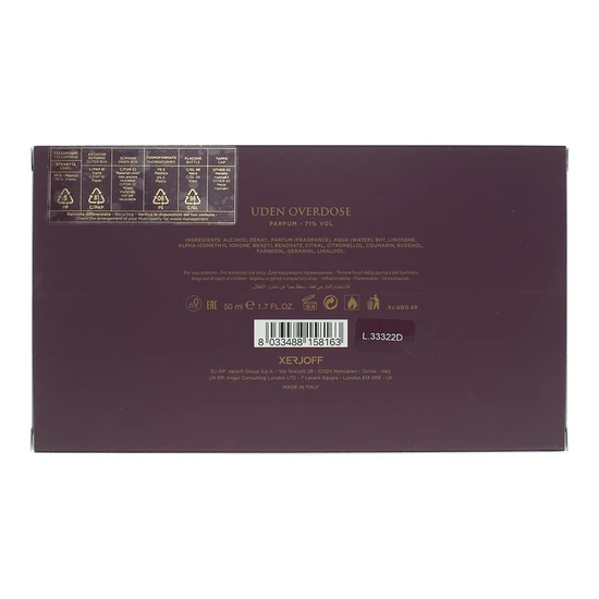 Xerjoff Shooting Stars Uden Overdose Eau De Parfum 50ml