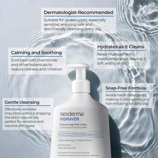 Sesderma Hidraven Foamy Soap Free Cream 300ml