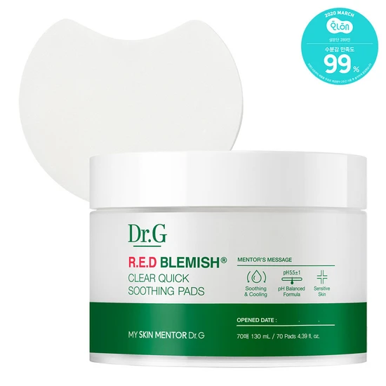 DR. G Dr.G Red Blemish Clear Quick Soothing Pads 70 Pads
