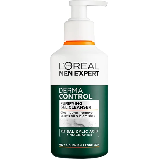 L'Oreal Paris Men Expert Derma Control Purifying Gel Cleanser 260ml