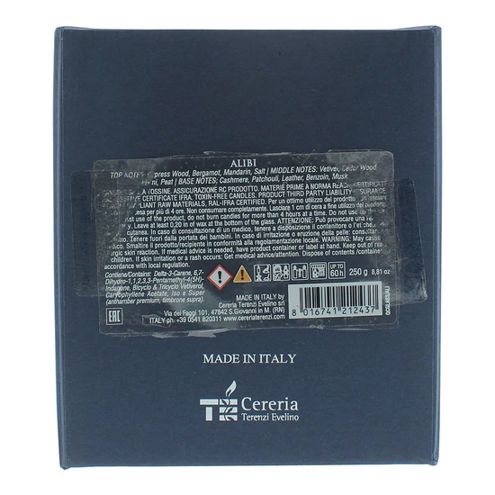 V Canto Alibi Flocked Glass Candle 250g