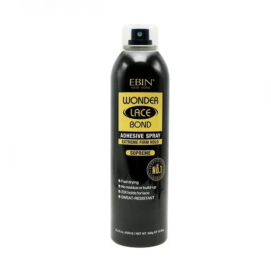 Ebin New York Wonder Lace Bond Adhesive Spray Extreme Firm Hold Supreme 180 ml
