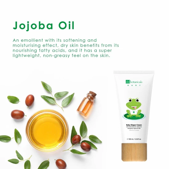 Dr Botanicals Jojoba & Sweet Almond Oil Baby Diaper Cream 100ml