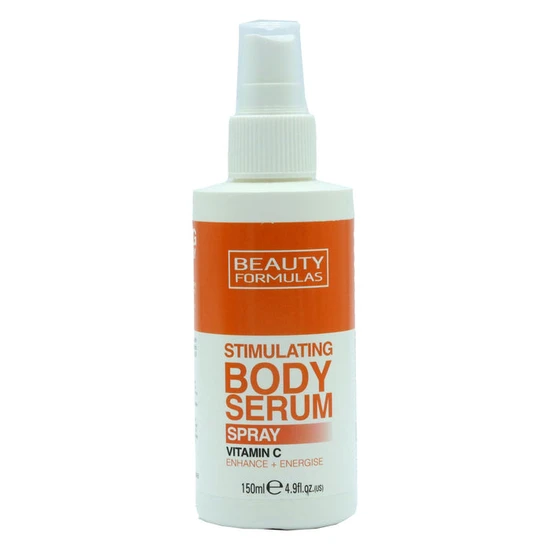 Beauty Formulas Stimulating Body Serum Spray With Vitamin C 150ml