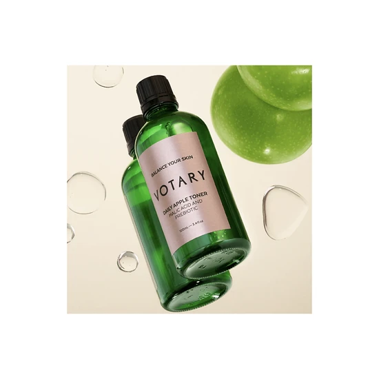 Votary Daily Apple Toner, Malic Acid & Prebiotic 100ml