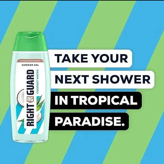 Schwarzkopf Right Guard Coconut Water Shower Gel 250ml