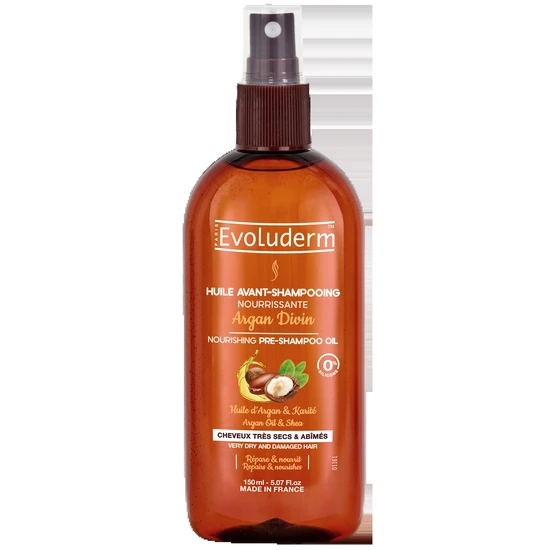 Evoluderm Argan Divin Nourishing Pre Shampoo Oil 150ml