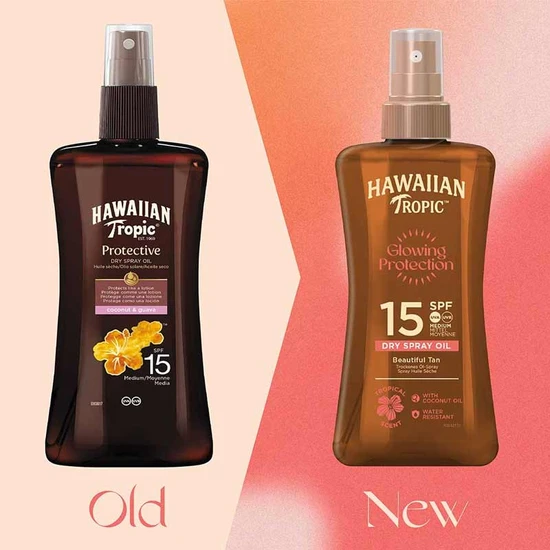 Hawaiian Tropic Protective Spray Oil SPF 15 200ml