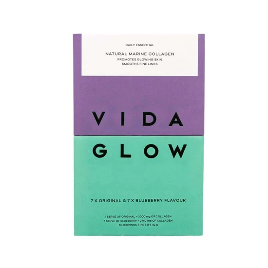 Vida Glow Mixed Natural Marine Collagen Trial Pack 14 x 3g