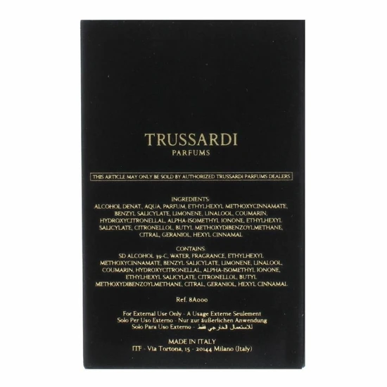 Trussardi Black Extreme Eau De Toilette 30ml