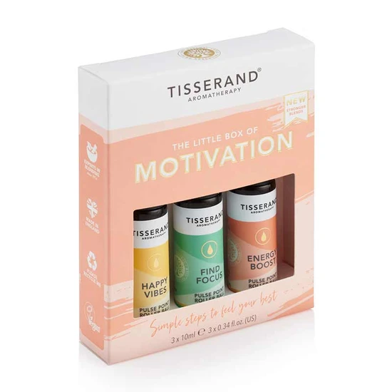 Tisserand Aromatherapy The Little Box Of Motivation 3x10ml