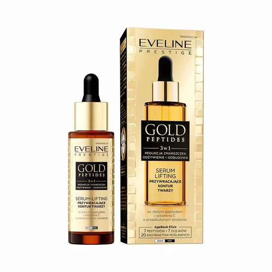 Eveline Gold Peptides 3 In 1 Serum Lifting 30ml