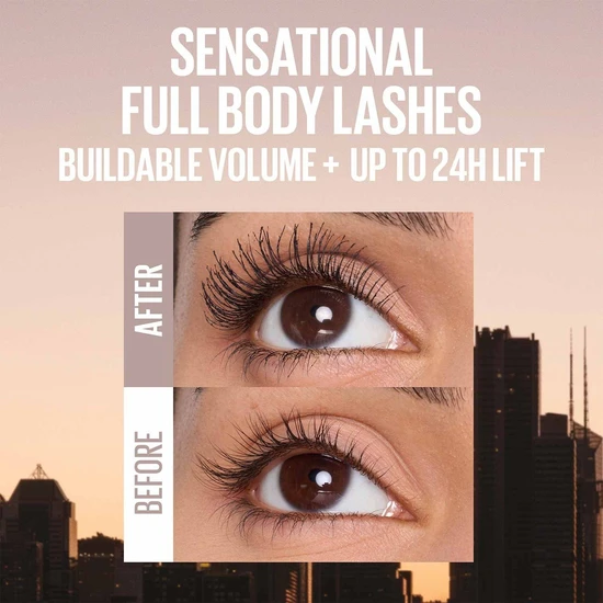 Maybelline Lash Sensational Body Washable Mascara Black