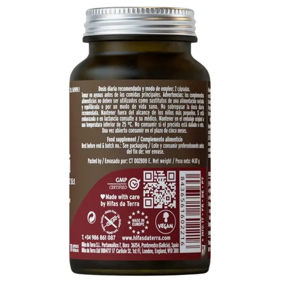 Hifas da Terra Mico-Rei Capsules 70 Capsules