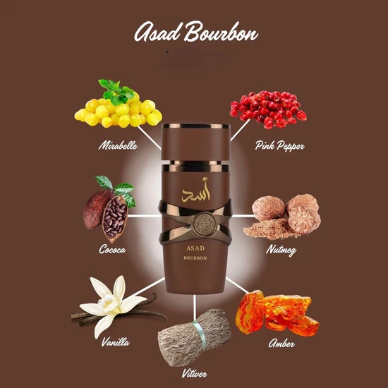 Lattafa Asad Bourbon Eau De Parfum 100ml
