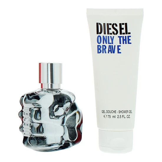 Diesel Only The Brave Gift Set Eau De Toilette (50ml) + Shower Gel (75ml)