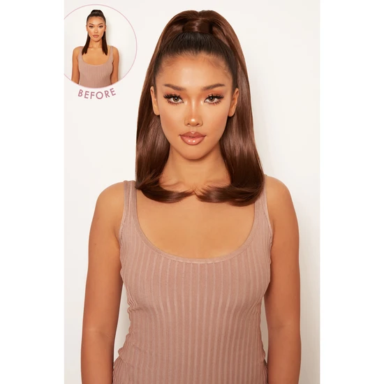 LullaBellz Mini Grande 18" 90s Bounce Wraparound Pony Silver Grey