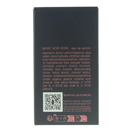 Narciso Rodriguez Musc Noir Rose Eau De Parfum 50ml