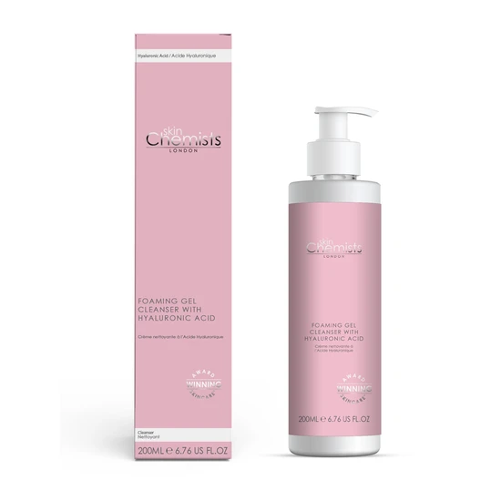 skinChemists Advanced Foaming Gel Cleanser With Hyaluronic Acid 200ml