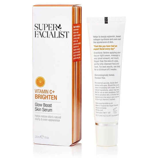Super Facialist Vitamin C + Brighten Glow Boost Skin Serum 30ml