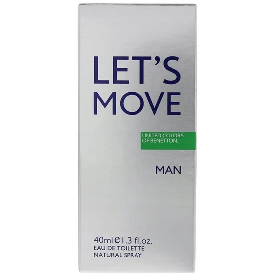 United Colors Of Benetton Let's Move Man Eau De Toilette 40ml