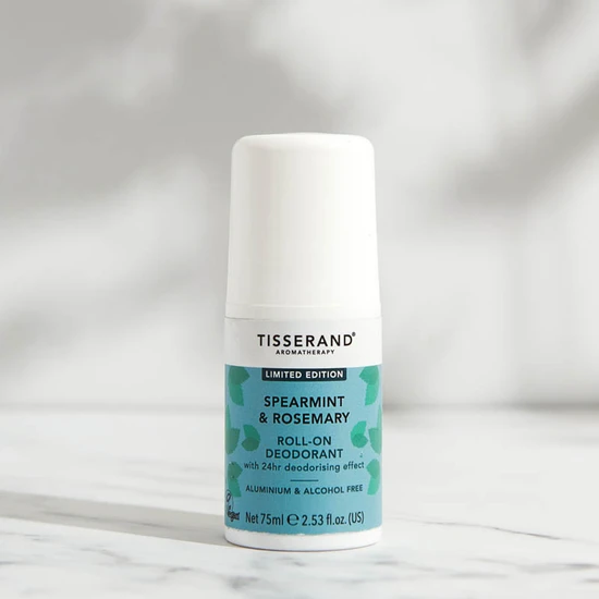 Tisserand Aromatherapy Aromatherapy Spearmint & Rosemary Roll-On Deodorant 75ml