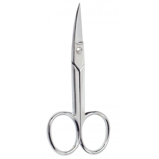 Beter Chrome Plated Curved Manicure Scissors 9cm