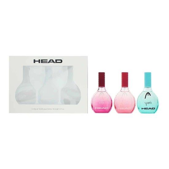 Head Women Eau De Toilette Bliss, Elite, Spark Gift Set 50ml
