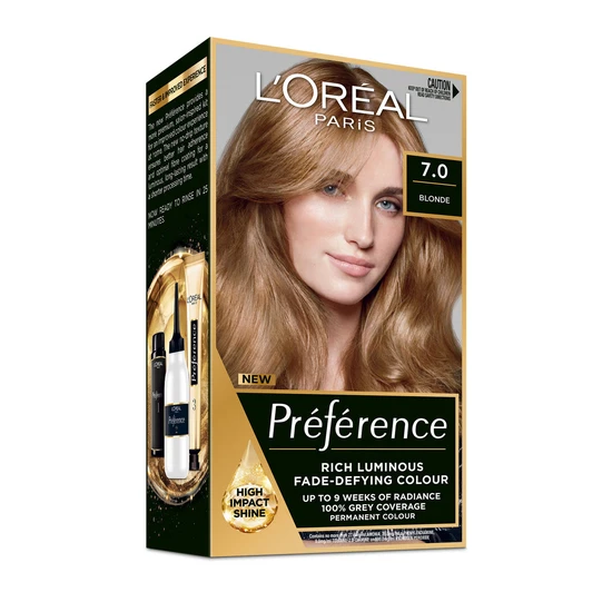 L'Oreal Paris Preference Luminous Permanent Hair Colour Vienna Blonde