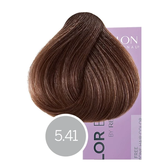 Revlon Revlonissimo Colour Excel Creme Gel Hair Colour 5.41 Light Chesnut Ash Brown