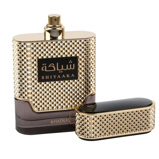 Khadlaj Shiyaaka Gold Eau De Parfum Long Lasting Fresh, Floral, Fruity, Green & Amber Woody 100ml