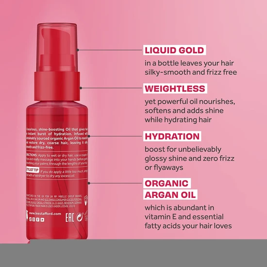 Lee Stafford Argan Oil Nourishing Miracle Oil 50ml