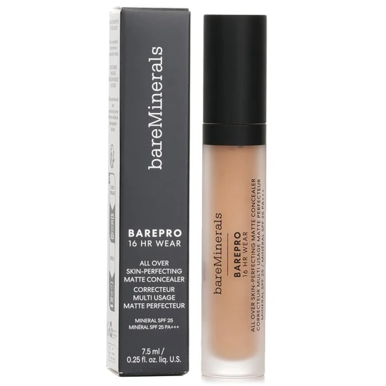 bareMinerals Barepro 24HR Wear All Over Skin-Perfecting Matte Concealer Mineral SPF 20 250 Light Neutral