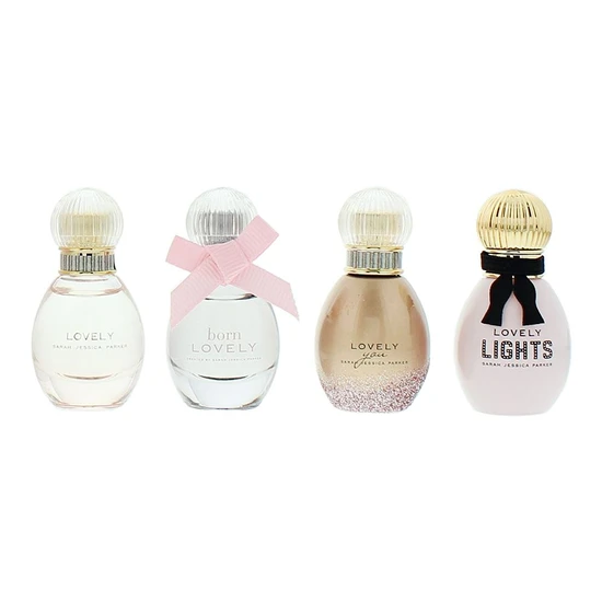 Sarah Jessica Parker Mini Set 5ml Lovely Eau De Parfum + 5ml Born Lovely Eau De Parfum + 5ml Lovely You Eau De Parfum + 5ml Lovely Lights Eau De Parfum
