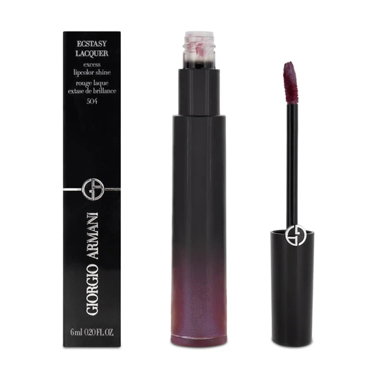 Giorgio Armani Ecstasy Lacquer Liquid Lipstick 504 Pink-Out