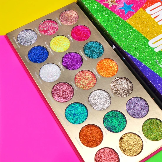 RUDE COSMETICS United Shades Of Glitter Eyeshadow Palette