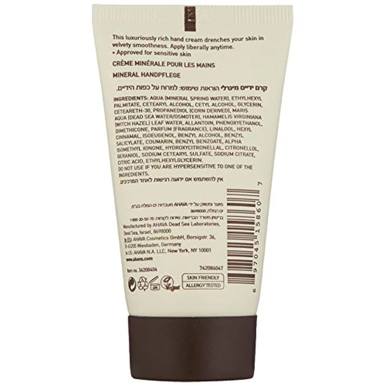 AHAVA Mineral Hand Cream 40ml