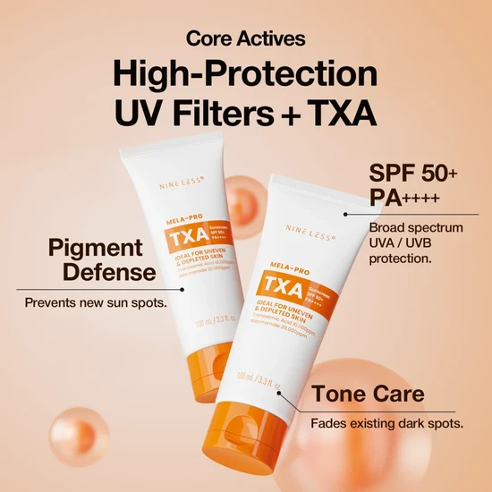 NINE LESS MELA-PRO TXA Sunscreen 100ml